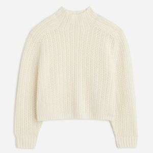 Merino Funnel Neck Wool Knit L